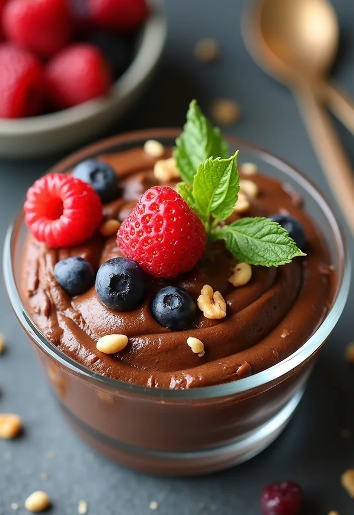 10 Vegan Keto Recipes for Low Carb Plant Based Meals - 9. Keto Chocolate Avocado Mousse