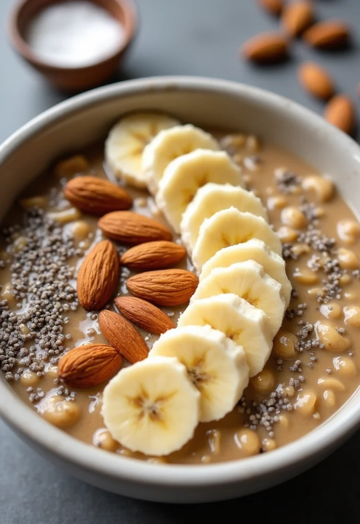 10 Vegan Oatmeal Recipes for Warm Morning Bowls - 1. Creamy Almond Butter Banana Oatmeal