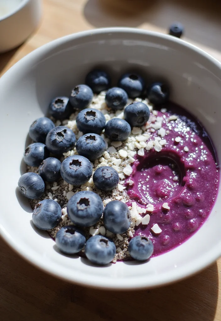 10 Vegan Oatmeal Recipes for Warm Morning Bowls - 2. Blueberry Chia Seed Oatmeal
