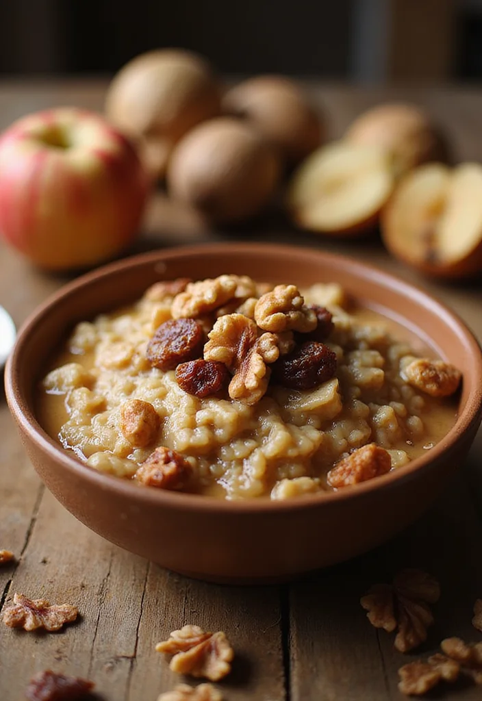 10 Vegan Oatmeal Recipes for Warm Morning Bowls - 4. Apple Cinnamon Oatmeal