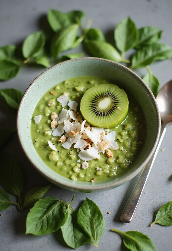 10 Vegan Oatmeal Recipes for Warm Morning Bowls - 8. Matcha Green Tea Oatmeal
