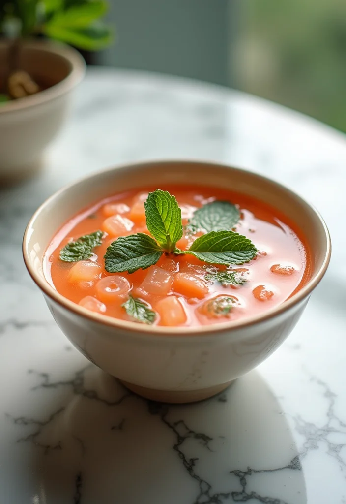 12 Asian Dessert Recipes That Are Light and Refreshing - 6. Chilled Lychee Soup