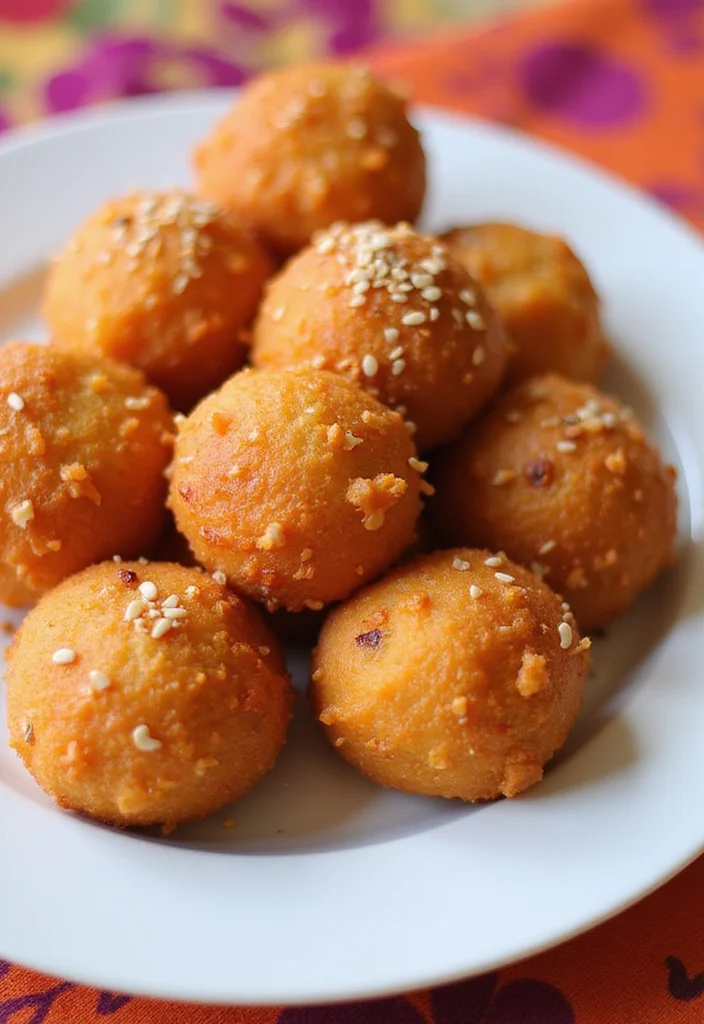 12 Asian Dessert Recipes That Are Light and Refreshing - 8. Sweet Potato Balls