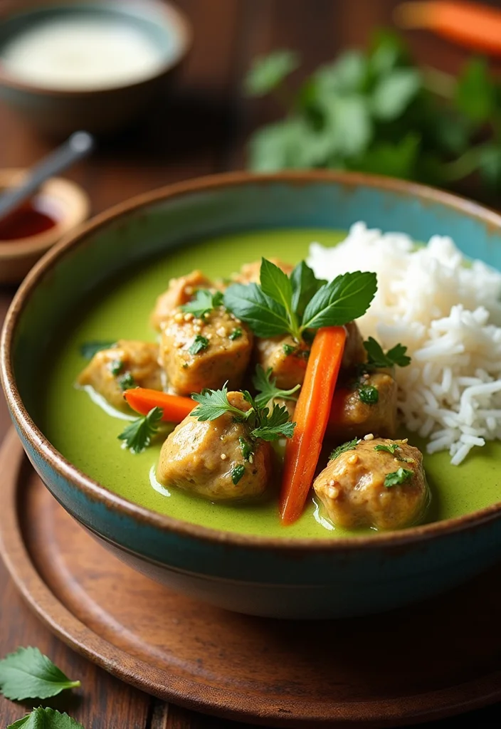 12 Asian Dinner Recipes Full of Bold Flavor - 2. Thai Green Curry Chicken