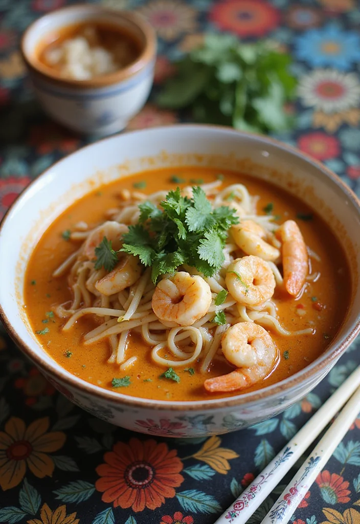 12 Asian Dinner Recipes Full of Bold Flavor - 8. Malaysian Laksa
