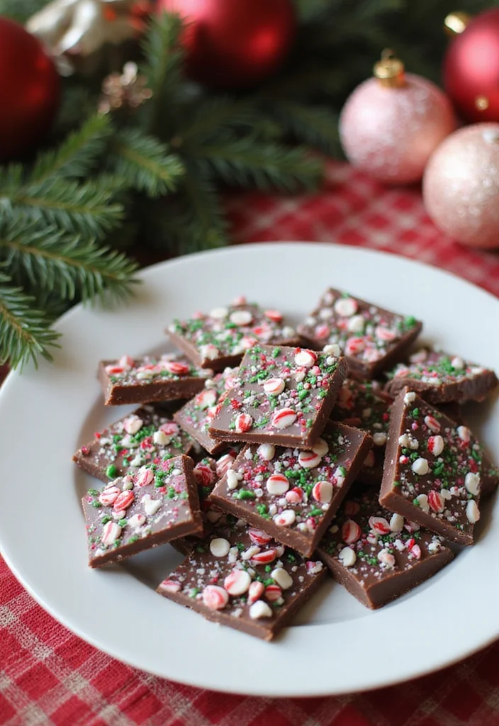 12 Christmas Dinner Recipes for a Cozy Holiday - 12. Peppermint Chocolate Bark