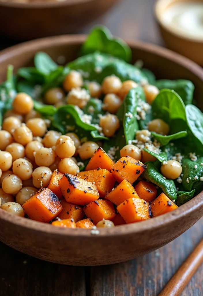 12 Clean Eating Healthy Recipes for Simple Meals - 2. Sweet Potato and Chickpea Buddha Bowl