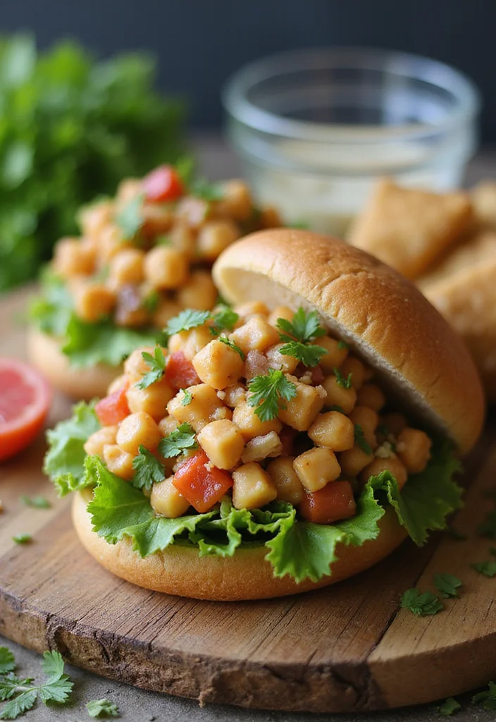 12 Clean Eating Healthy Recipes for Simple Meals - 9. Chickpea Salad Sandwich
