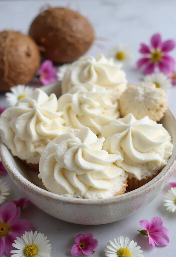 12 Coconut Dessert Recipes for Simple Sweet Flavor - 11. Coconut Cream Frosting