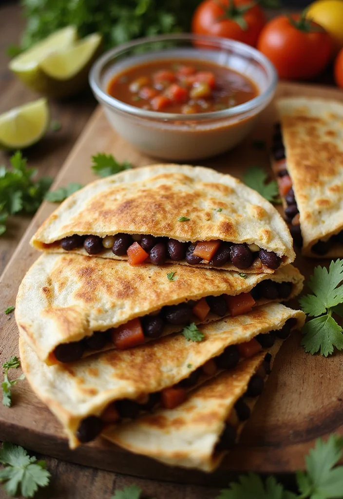 12 Easy Mexican Dinner Recipes Packed with Flavor - 10. Black Bean Quesadillas