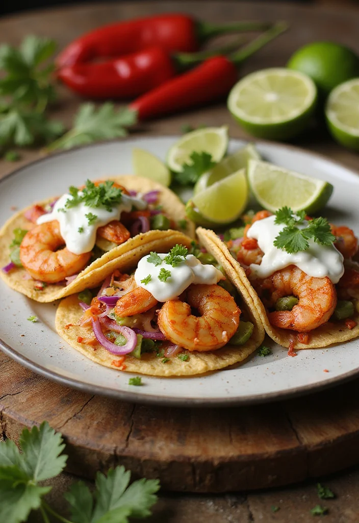 12 Easy Mexican Dinner Recipes Packed with Flavor - 4. Spicy Shrimp Tacos