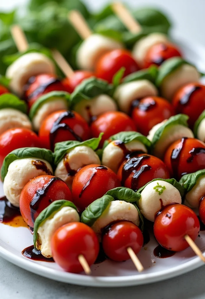 12 Fresh and Bright Spring Dinner Recipes - 12. Caprese Skewers