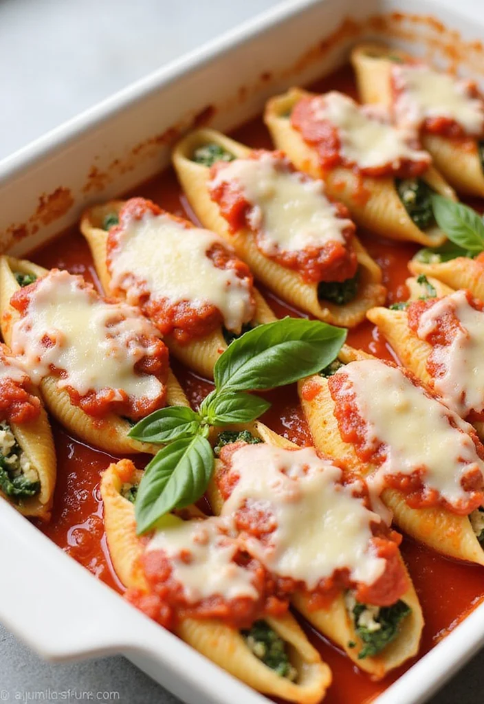 12 Fresh and Bright Spring Dinner Recipes - 3. Spinach and Ricotta Stuffed Shells