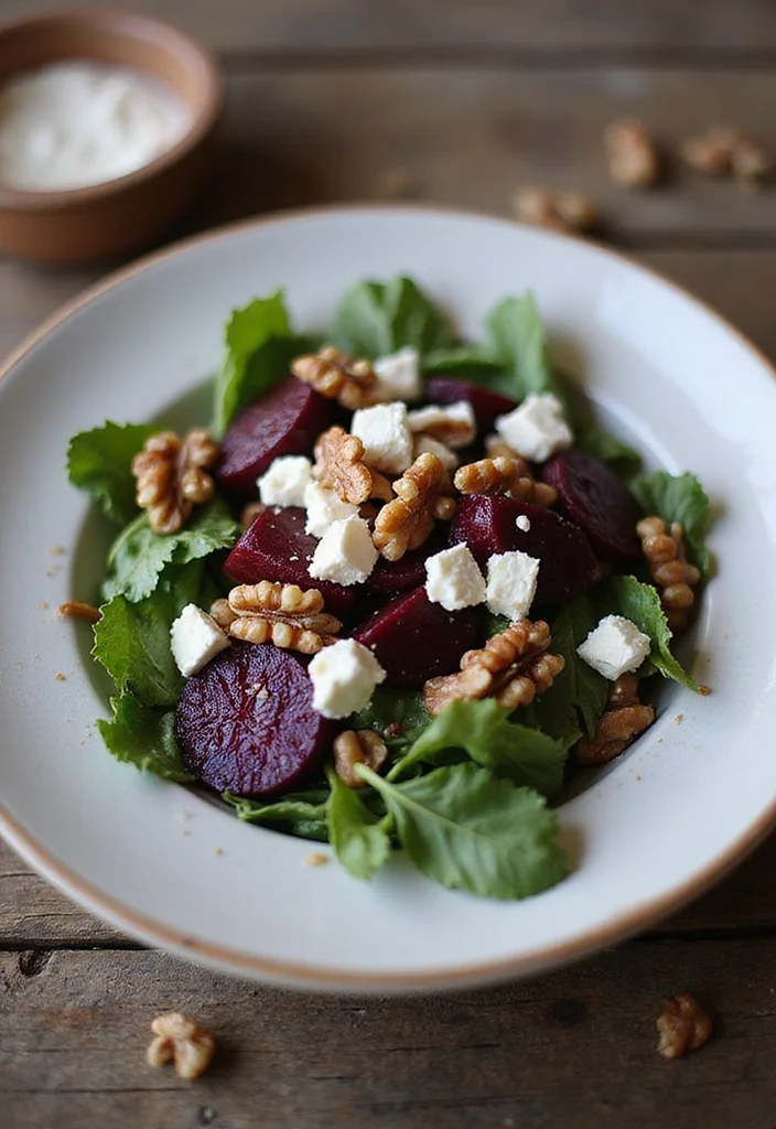12 Fresh and Bright Spring Dinner Recipes - 5. Roasted Beet and Goat Cheese Salad
