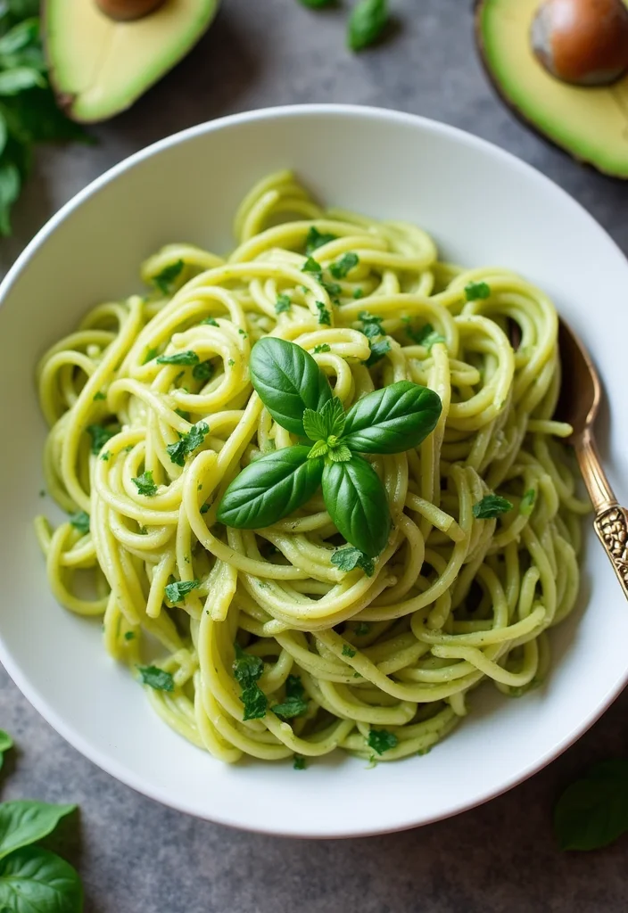 12 Fresh and Bright Spring Dinner Recipes - 6. Creamy Avocado Pasta