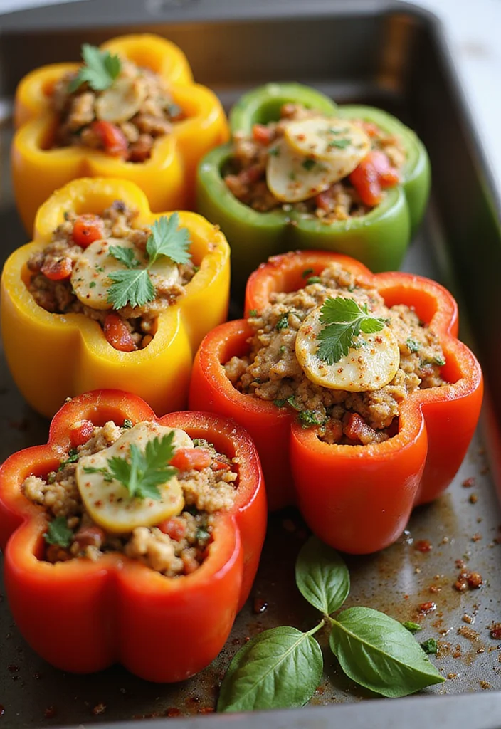 12 Fresh and Easy Summer Dinner Recipes for Busy Families - 10. Mediterranean Stuffed Peppers