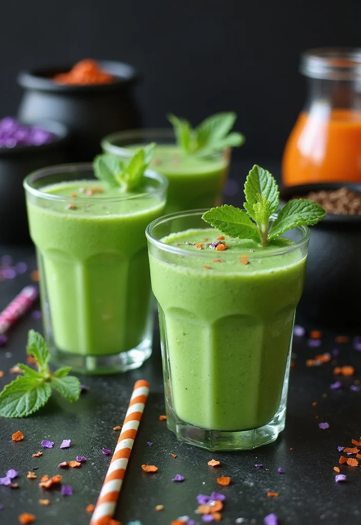 12 Halloween Dessert Recipes That Are Festive and Easy - 11. Witch’s Brew Smoothie