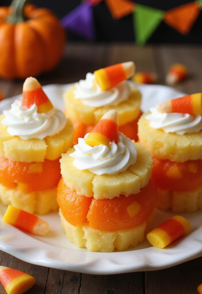 12 Halloween Dessert Recipes That Are Festive and Easy - 8. Candy Corn Fruit Cups