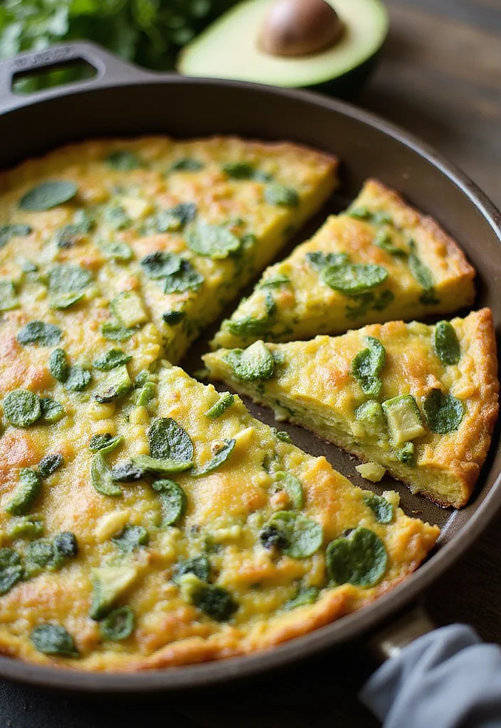12 Healthy Avocado Recipes for Fresh Flavor - 12. Avocado and Zucchini Frittata