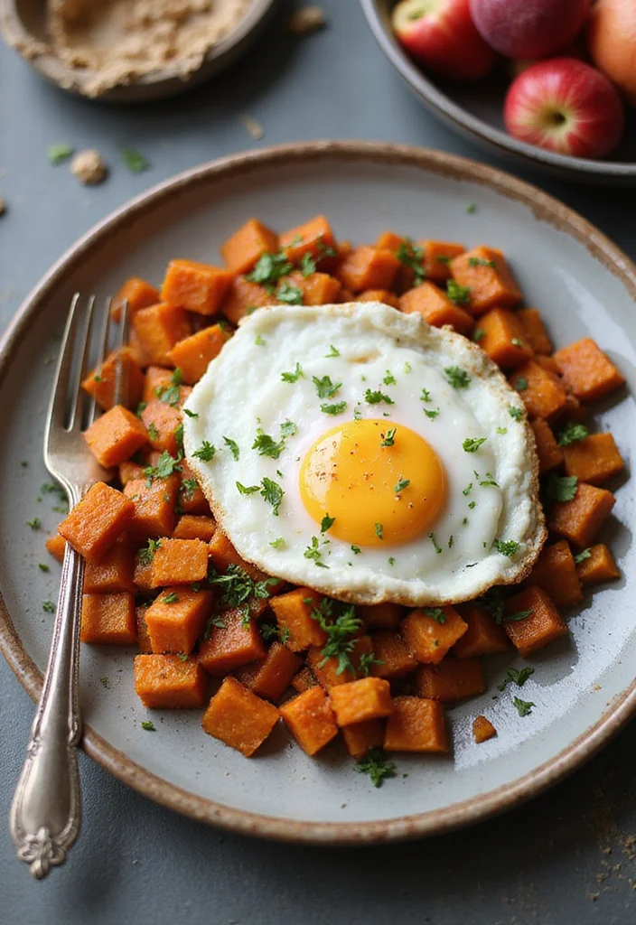 12 Healthy Egg Recipes for Easy Everyday Meals - 8. Egg and Sweet Potato Hash