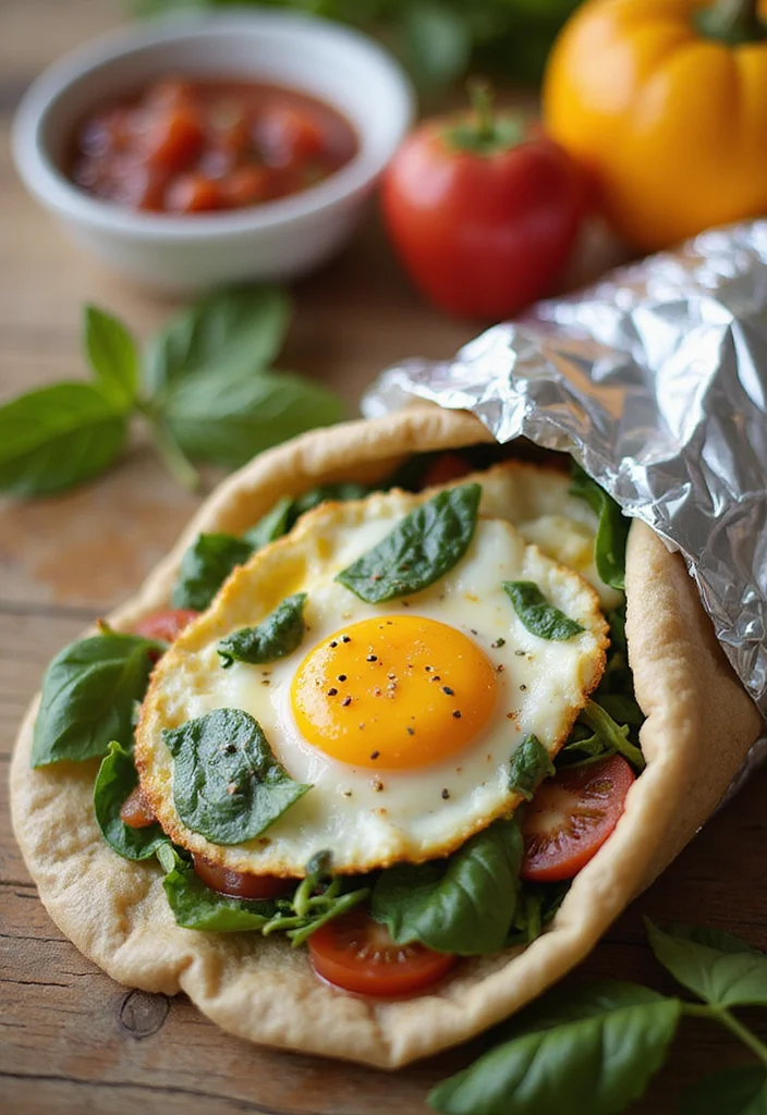 12 Healthy Egg Recipes for Easy Everyday Meals - 9. Egg and Spinach Breakfast Wrap