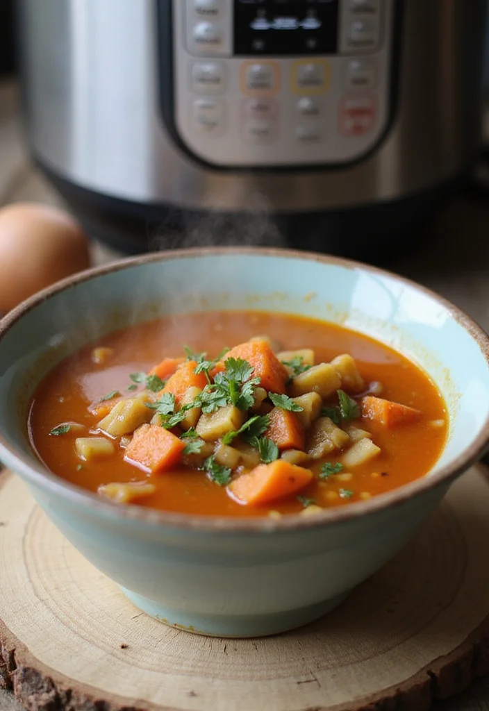 12 Healthy Instant Pot Recipes Ready in Minutes - 10. Instant Pot Vegetable Soup