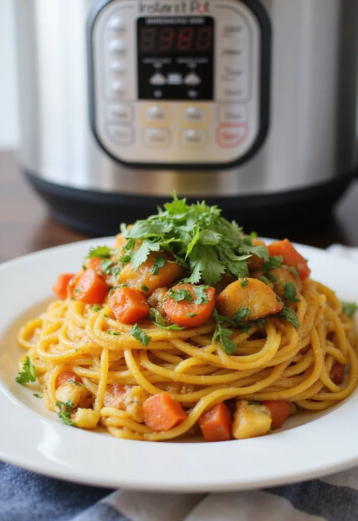 12 Healthy Instant Pot Recipes Ready in Minutes - 5. Spaghetti Squash Primavera