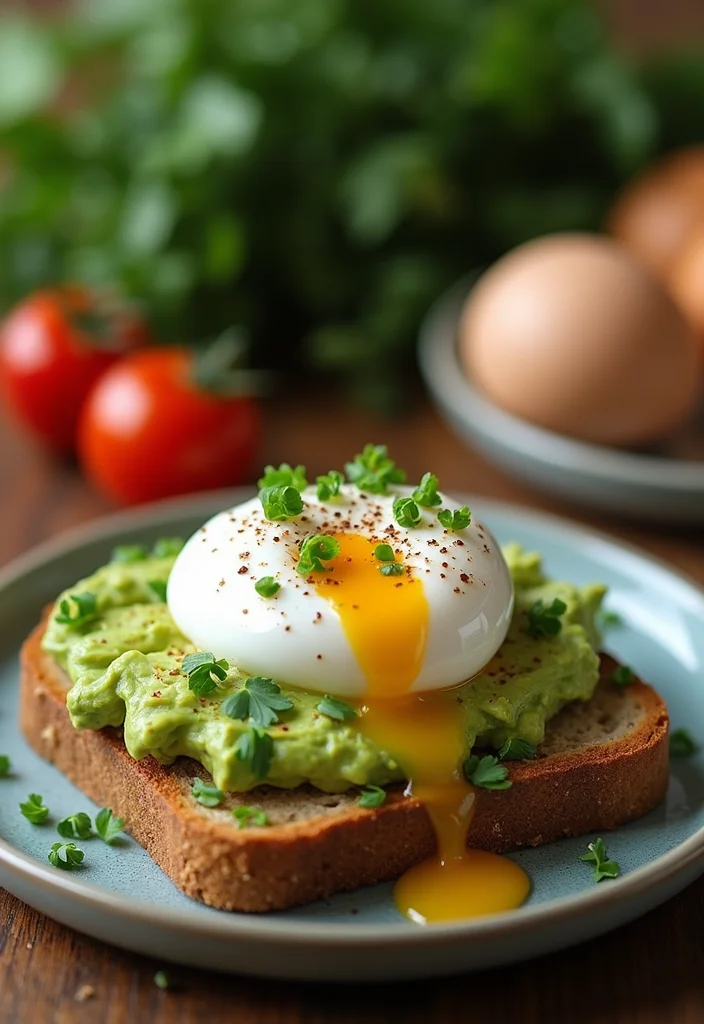 12 Healthy Lunch Recipes for Fresh Daily Meals - 10. Avocado Toast with Poached Egg