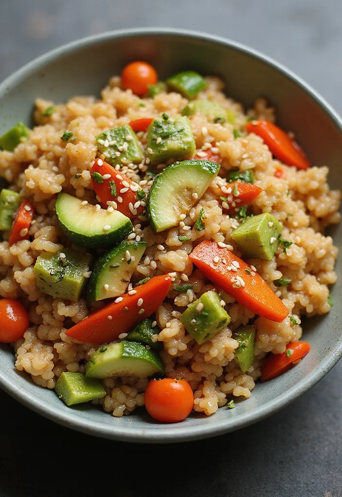 12 Healthy Lunch Recipes for Fresh Daily Meals - 12. Brown Rice & Vegetable Stir-Fry