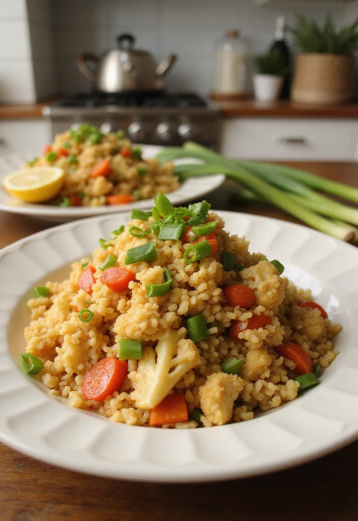 12 Healthy Lunch Recipes for Fresh Daily Meals - 6. Cauliflower Fried Rice