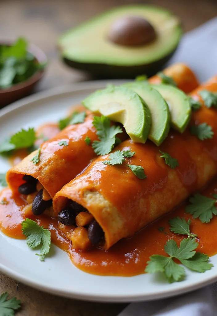 12 Vegetable Dinner Recipes for Light Weeknight Meals - 11. Sweet Potato and Black Bean Enchiladas